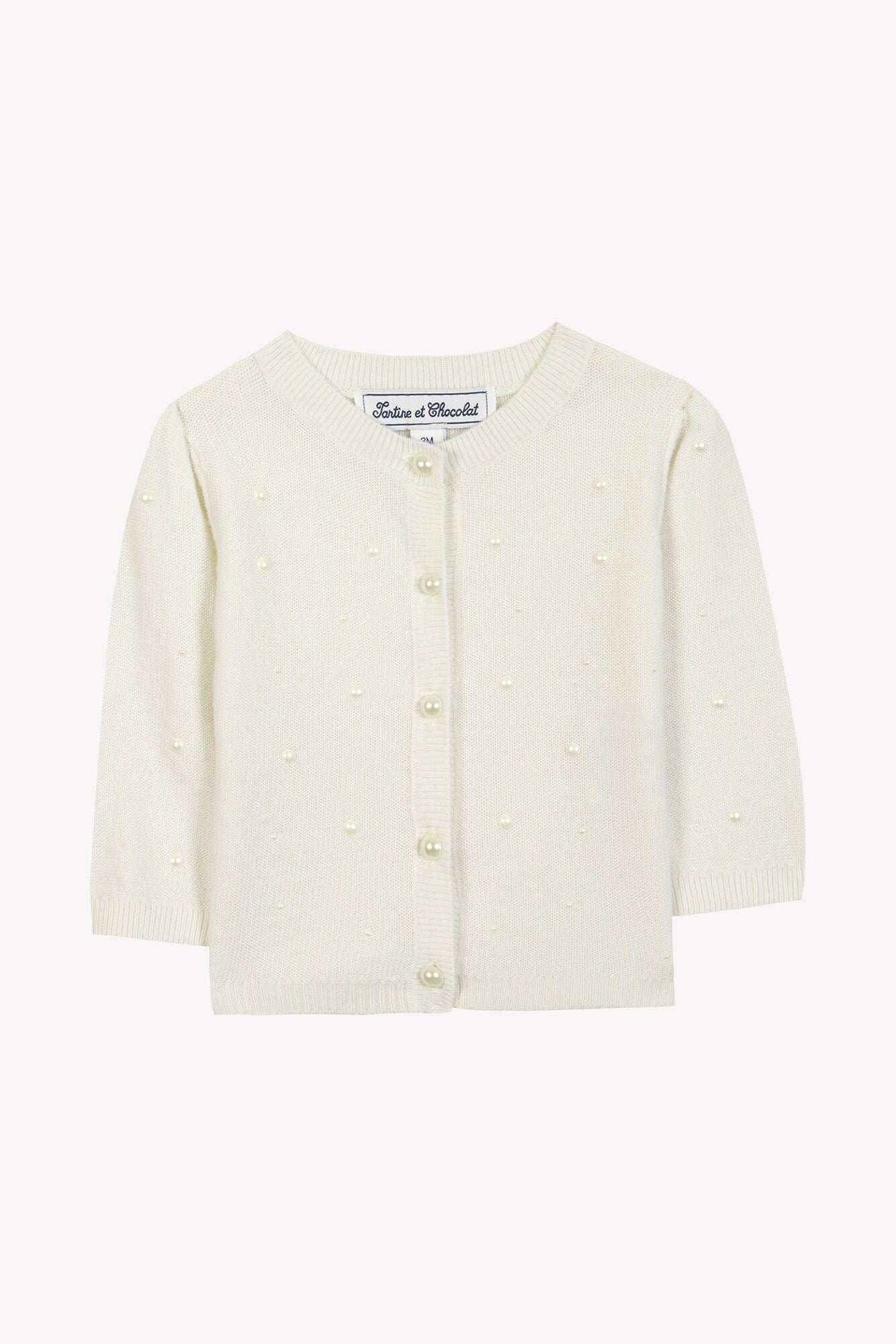 Pearly Cardigan- Tartine et Chocolat FW25