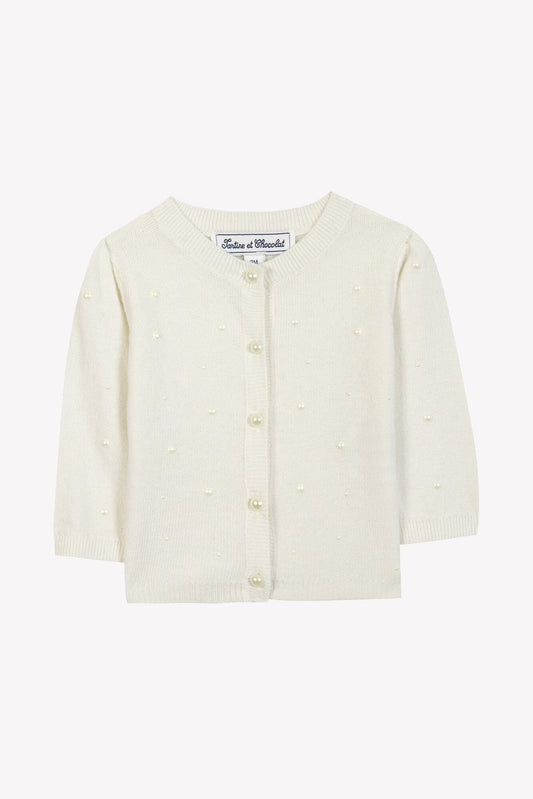 Pearly Cardigan- Tartine et Chocolat FW25