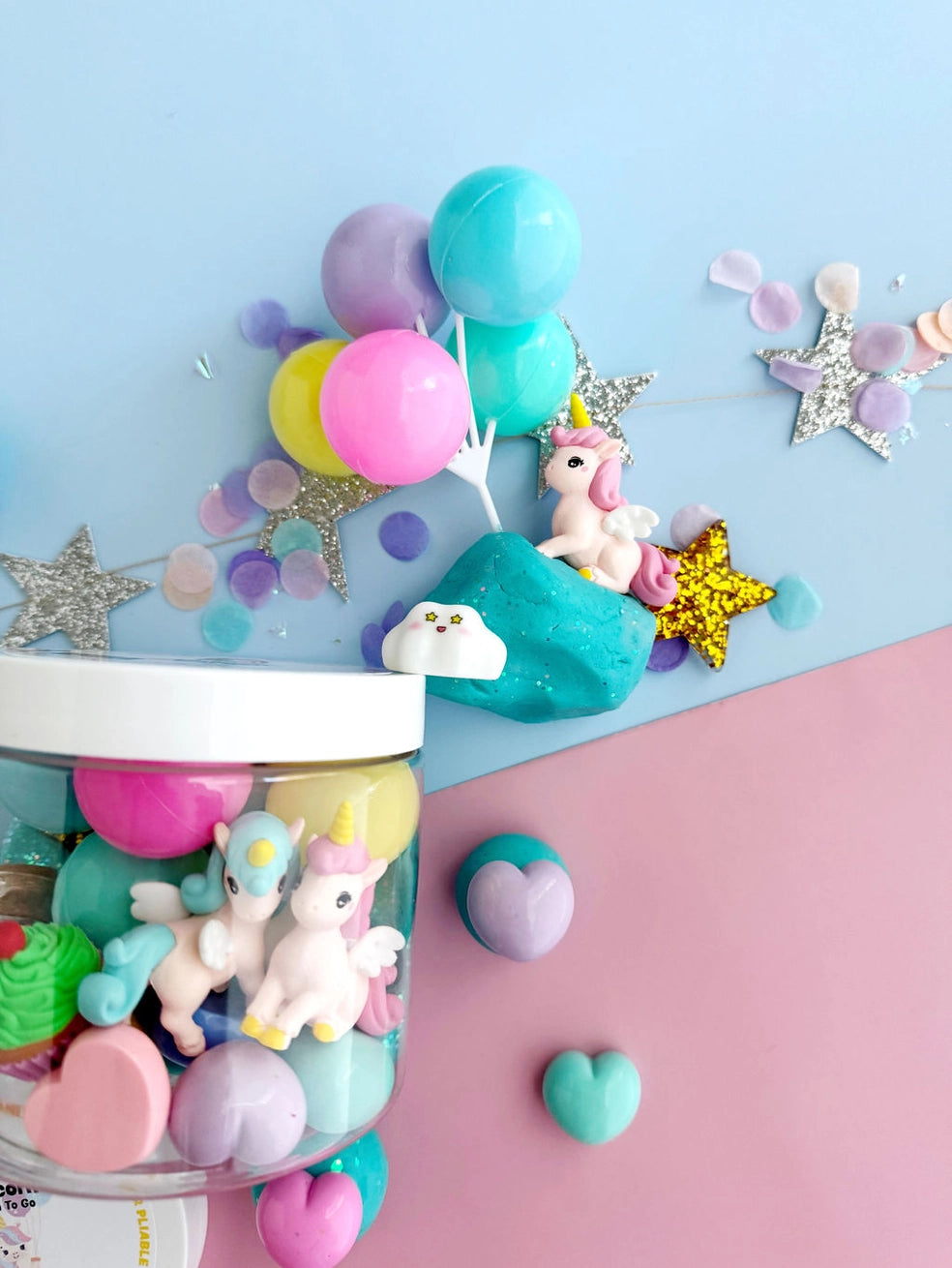 Unicorn Party Play Kit - KidDoughs