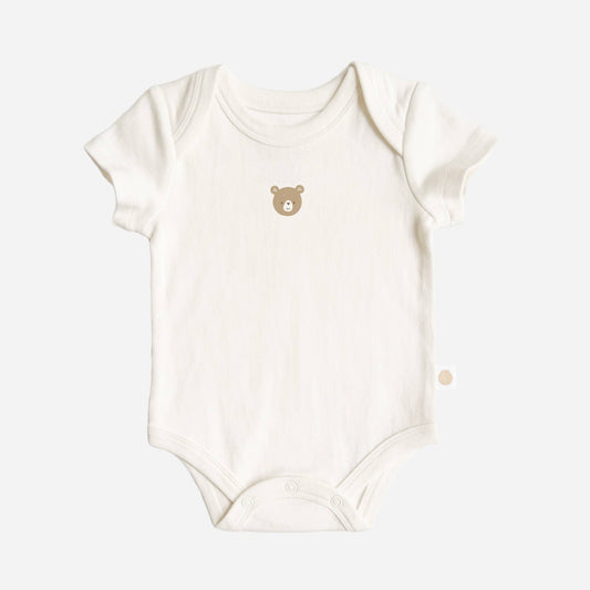 Bear Onesie Bodysuit Organic Baby Fall Graphic Tee Gift