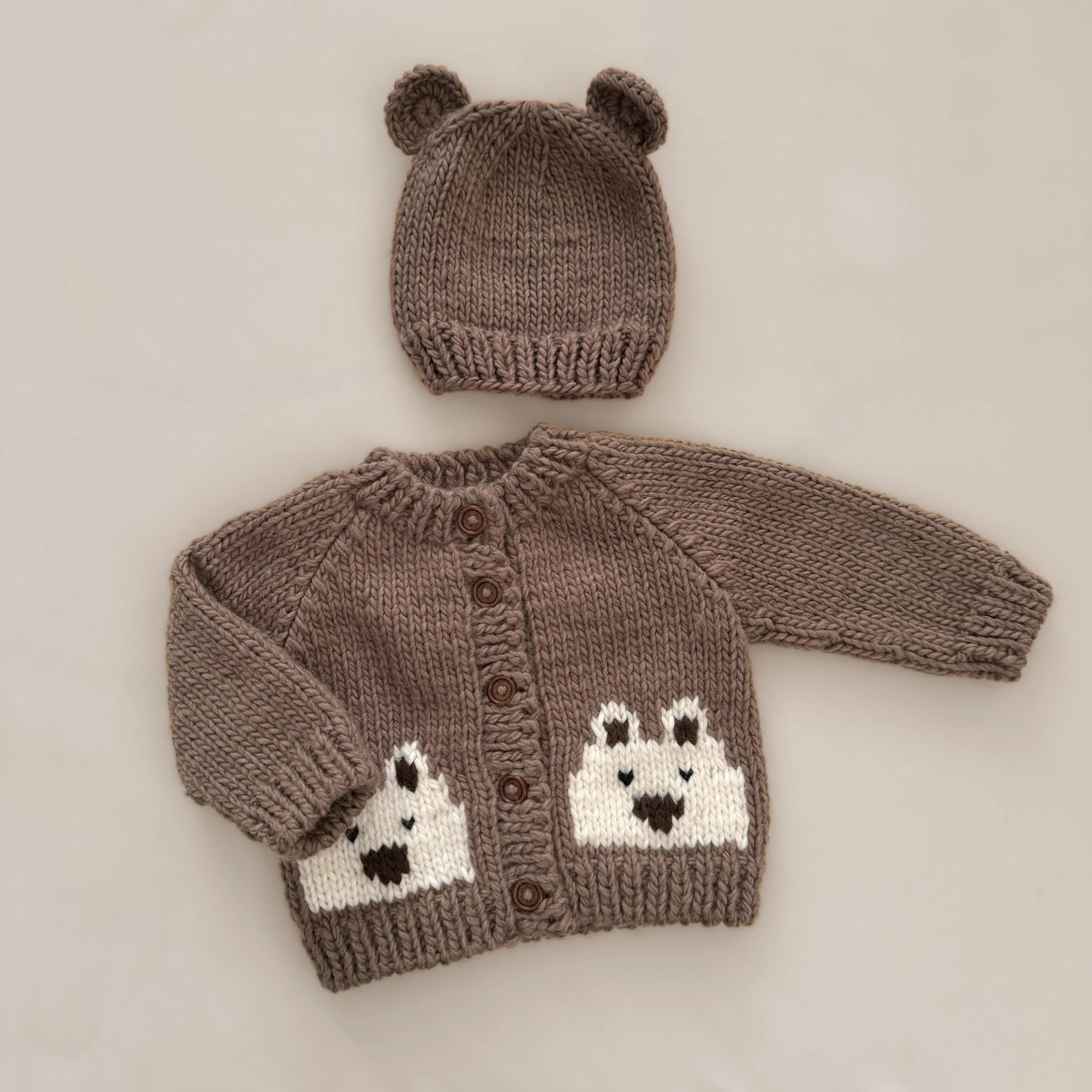 Bear Cardigan - Blueberry Hill FW24