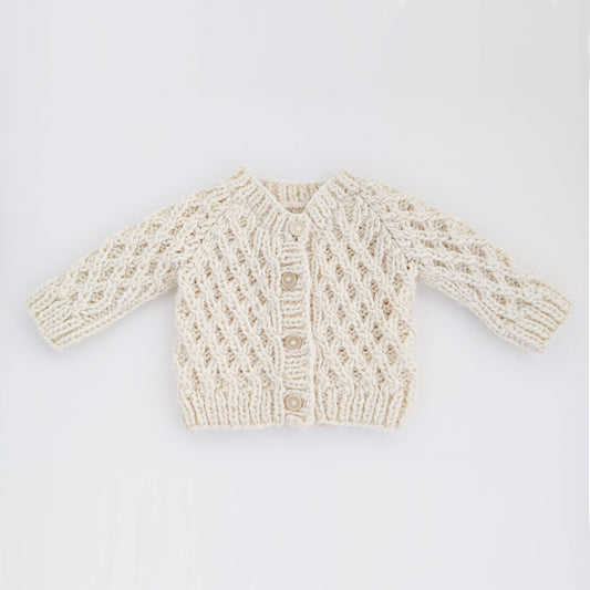 Waffle Cardigan Sweater -huggalug