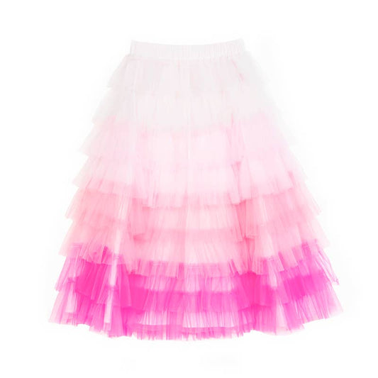 Pink Ruffled Skirt