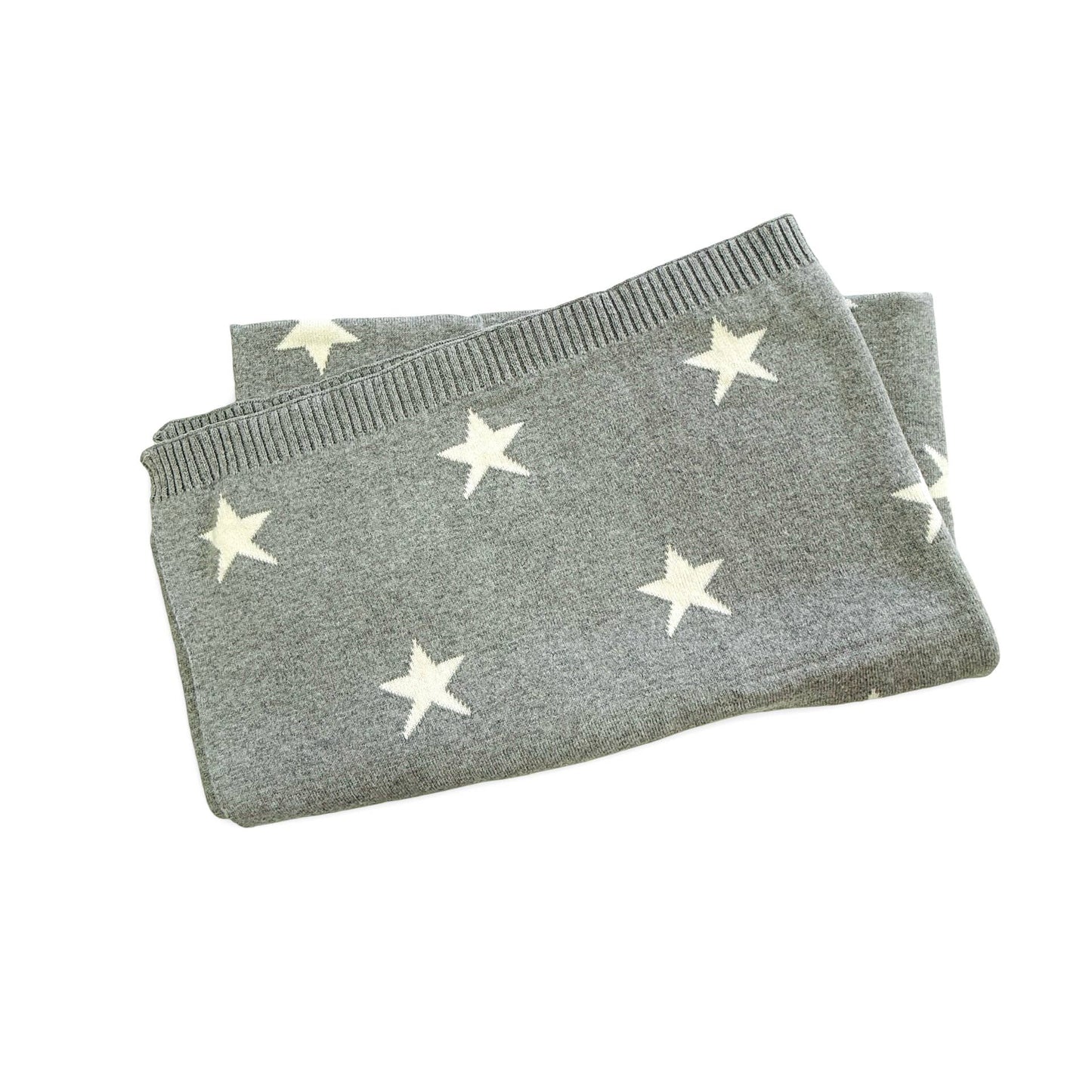 Stars Reversible Sweater Knit Baby Blankets Organic Cotton: viverano