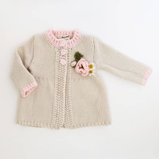 Poppy Handknit Sweater -huggalug