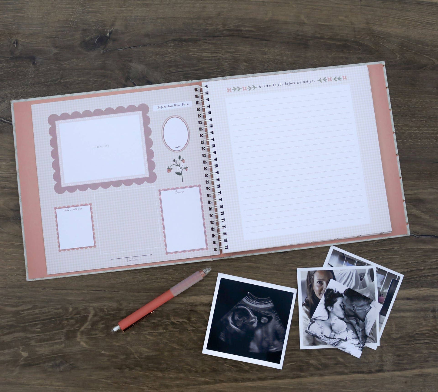 Cottage Garden Baby Memory Book