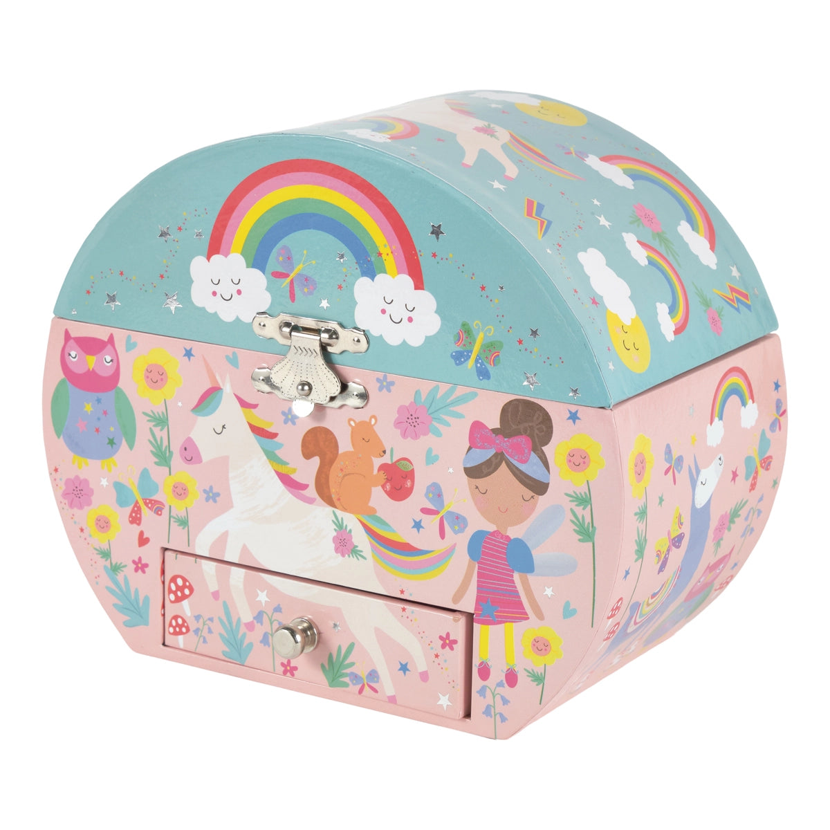 Rainbow Fairy Musical Jewelry Box - Floss & Rock