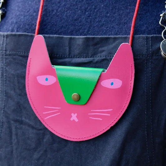 Cat Pocket Purse- Ark Color Design
