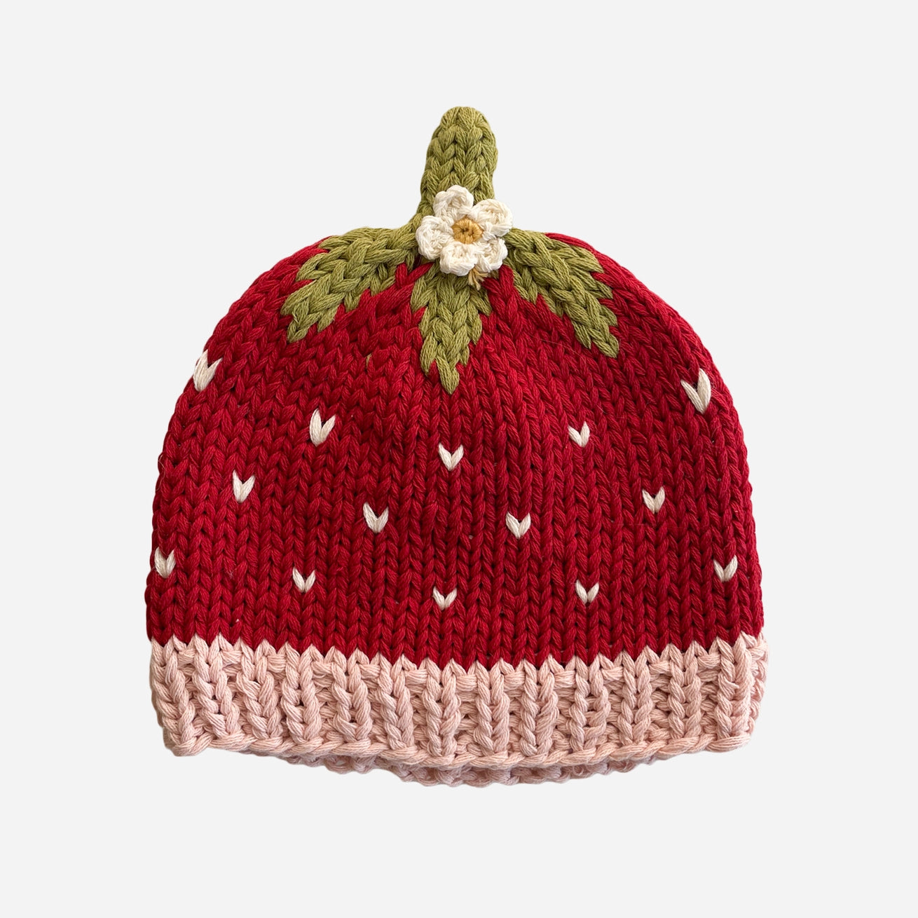 Addie Strawberry Beanie - Blueberry Hill