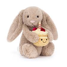 Bashful Beige BIrthday Bunny  - Jellycat