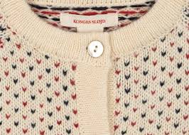 Billie Geometric Knit Cardigan-Konges Slojd FW25