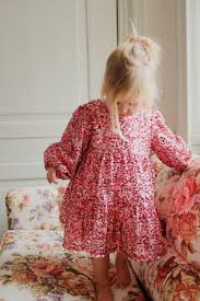 Lila Sequin Bow Dress-Konges Slojd FW25