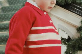 Basi Red Polo Sweater-Konges Slojd FW25