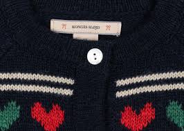 Belou Heart Knit Cardigan-Konges Slojd FW25