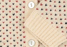 Billie Geometric Knit Cardigan-Konges Slojd FW25