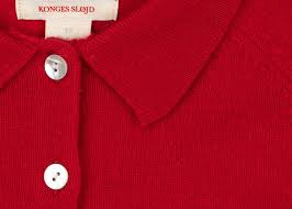 Basi Red Polo Sweater-Konges Slojd FW25