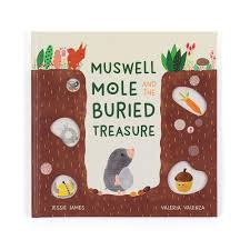 Muswell Mole & the Buried Treasure Book - Jellycat