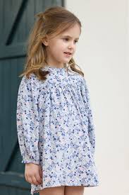Blueberry Floral Dress- Tartine et Chocolat FW25