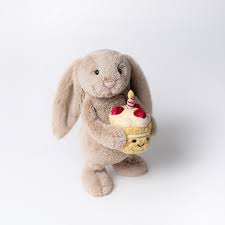 Bashful Beige BIrthday Bunny  - Jellycat