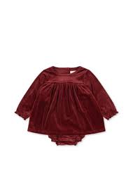 Velvet Jingle Romper Dress-Konges Slojd FW25