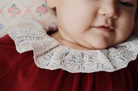 Velvet Lace Collar Romper -Konges Slojd FW25