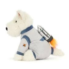 Munroe Scottie Dog Spaceoutfit- Jellycat