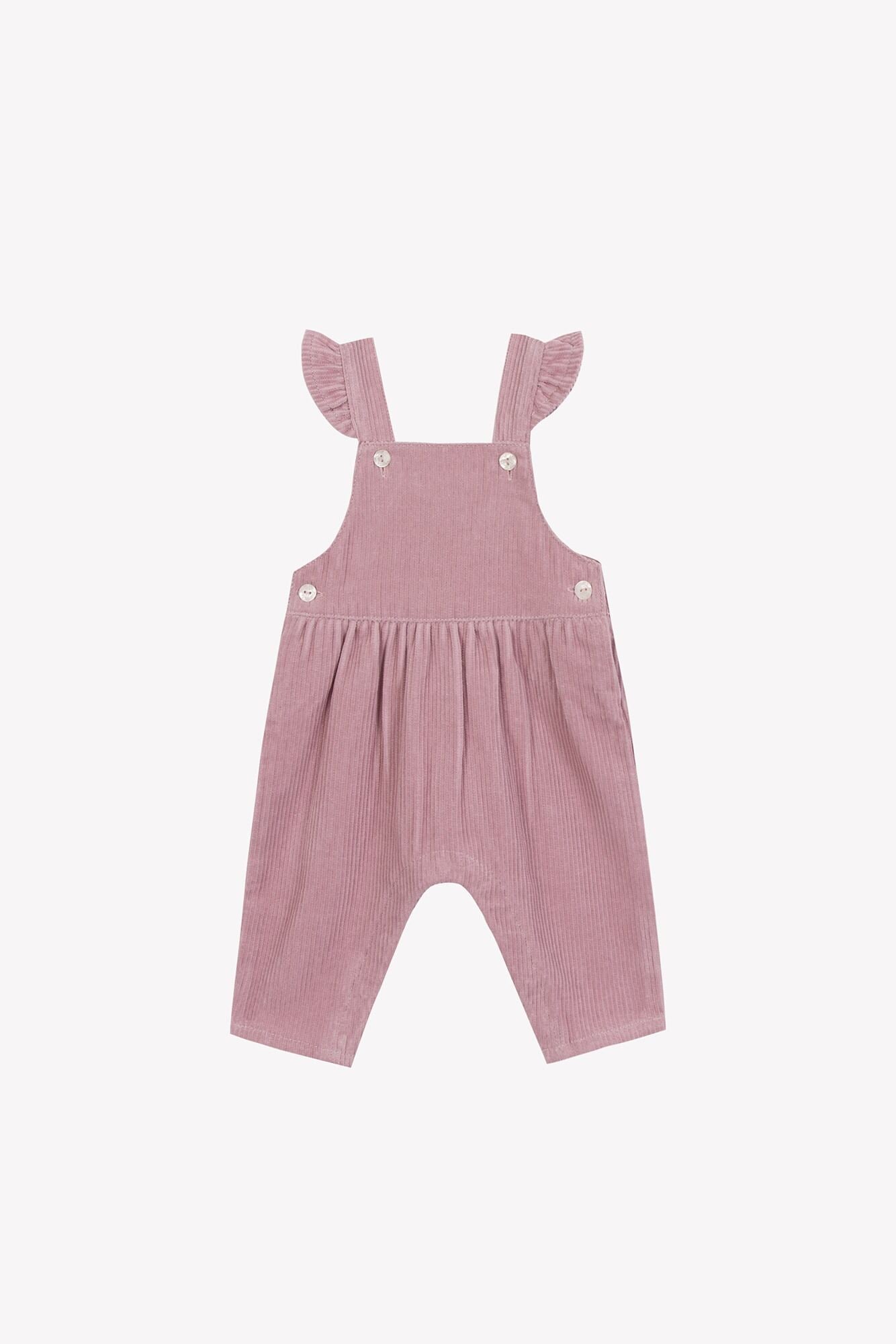 Ruffle Cord Dungaree - Tartine et Chocolat FW25