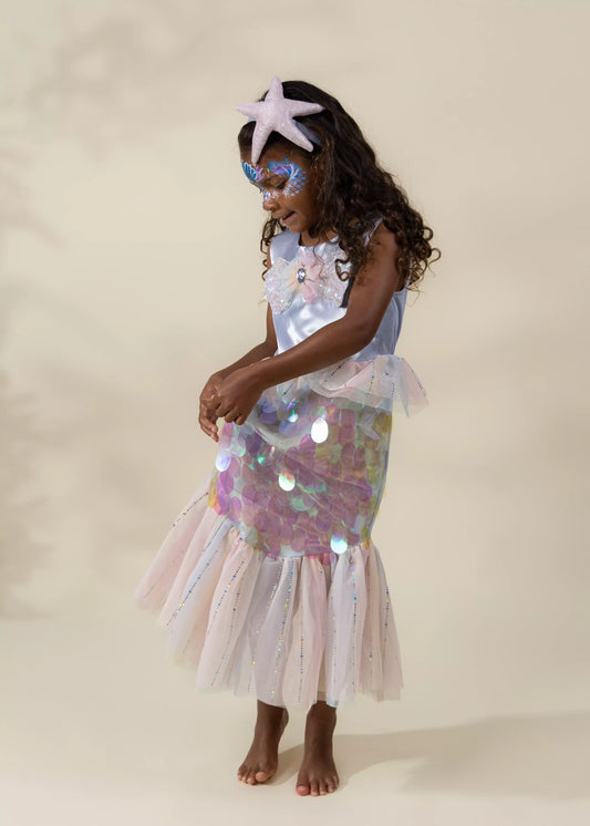Mermaid Dress & Starfish Headband - Coco Village