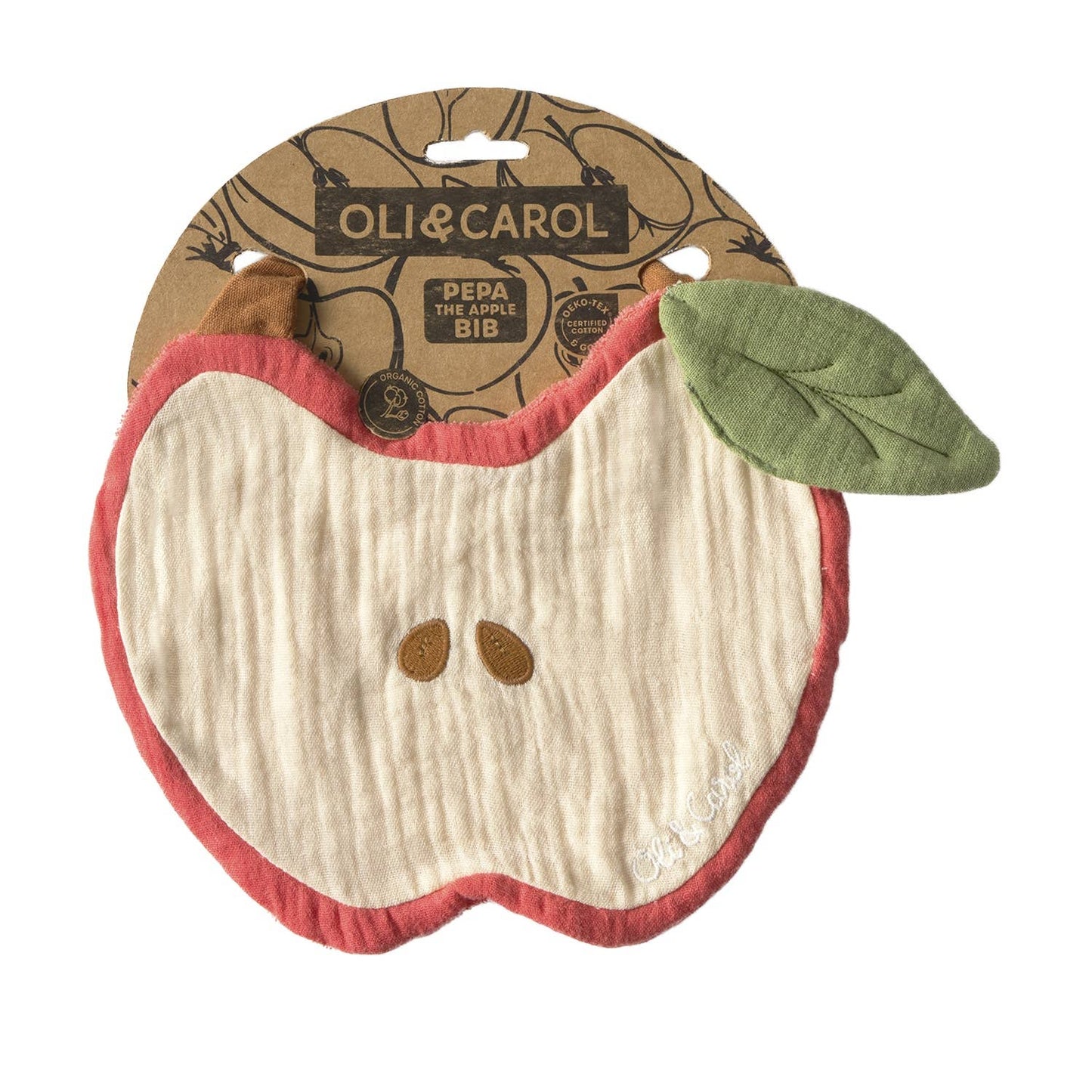 Pepa the Apple Bib
