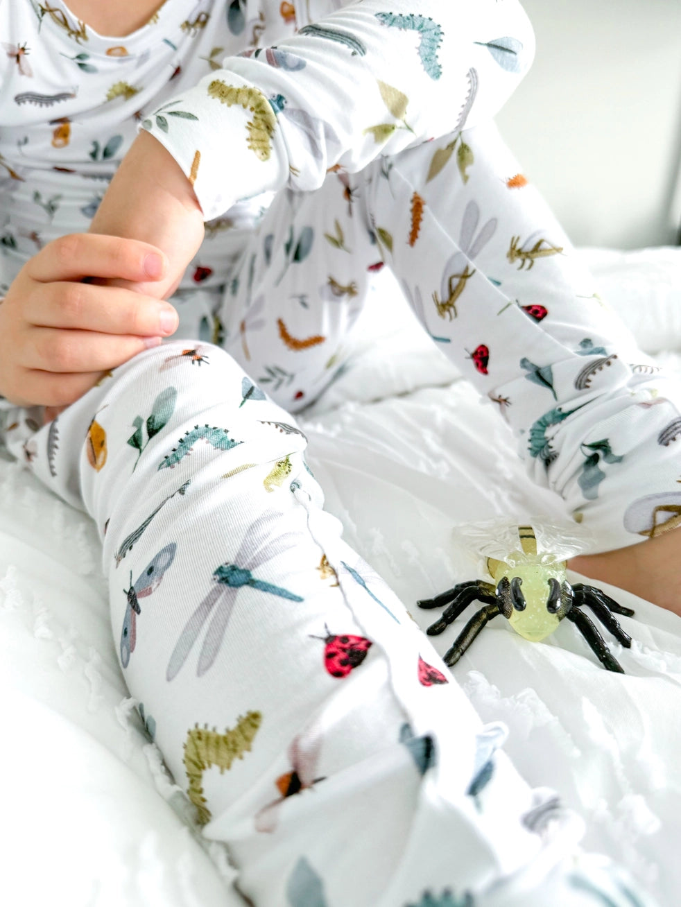 Bug Bamboo PJs - Early Grey