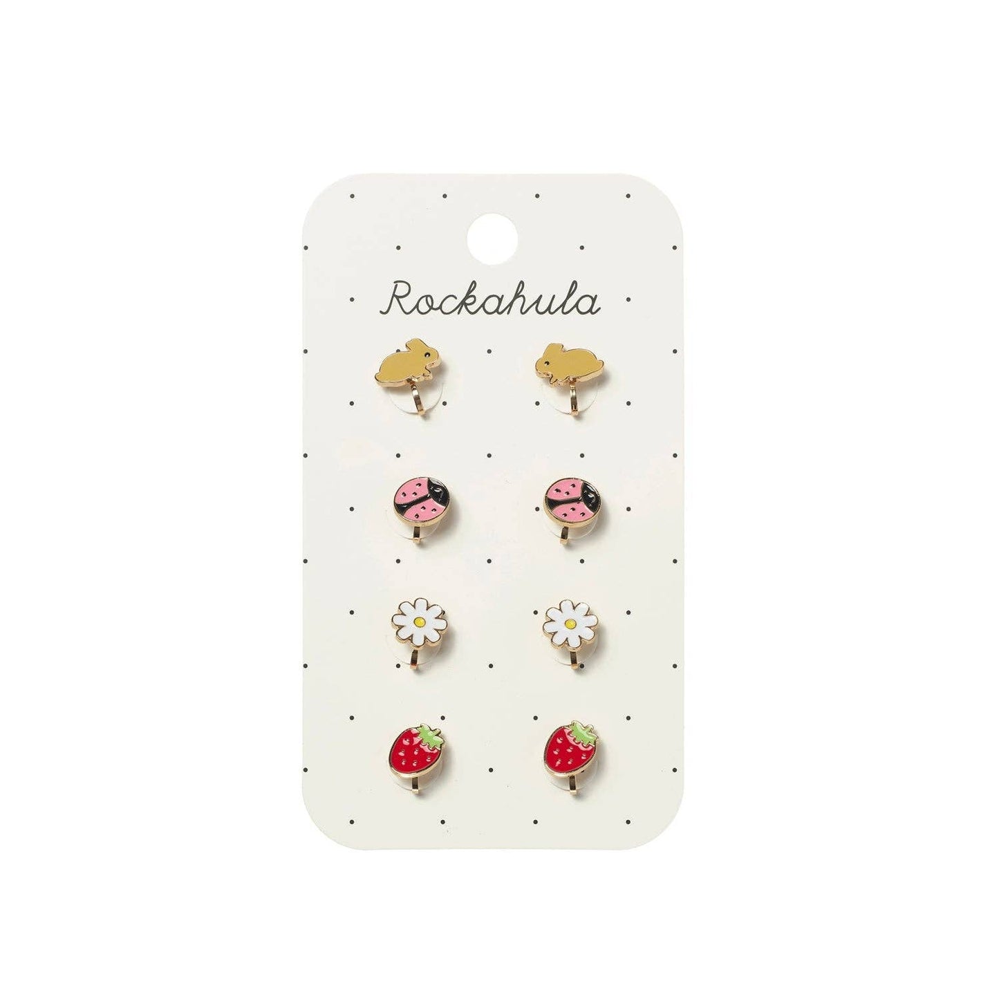 Spring Garden Clip On Earrings
