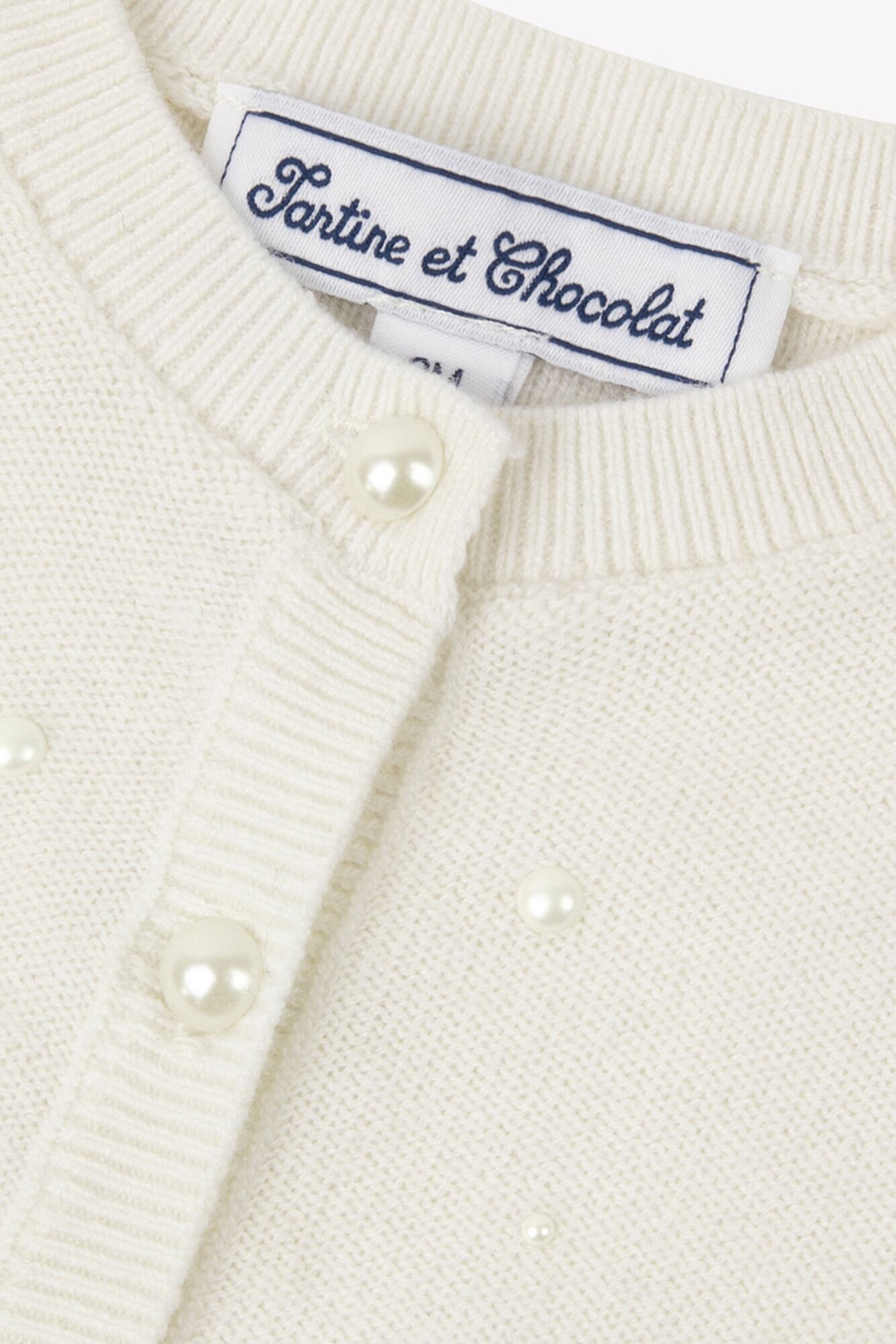 Pearly Cardigan- Tartine et Chocolat FW25