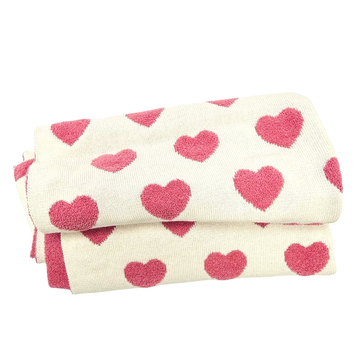Fuzzy Love Jacquard Organic Blanket - Viverano Organics