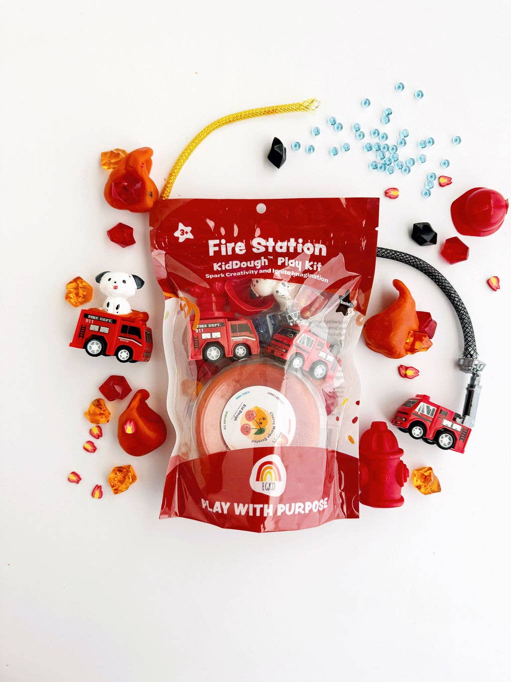 Fire Station (Cherry Mango) KidDough Play Kit