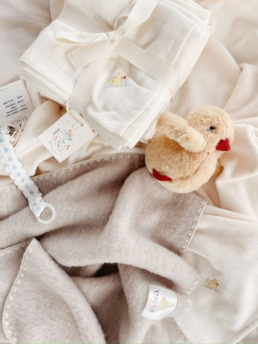 Erba Wool Fleece Baby Blanket -fanga FW25