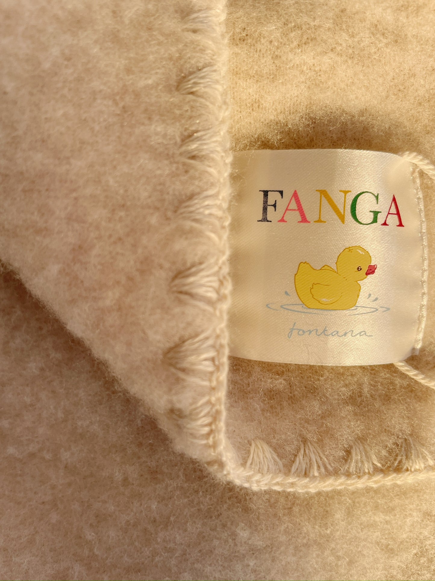Erba Wool Fleece Baby Blanket -fanga