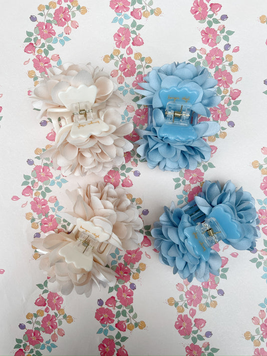 2pk Flower Hair Clip-Konges Slojd