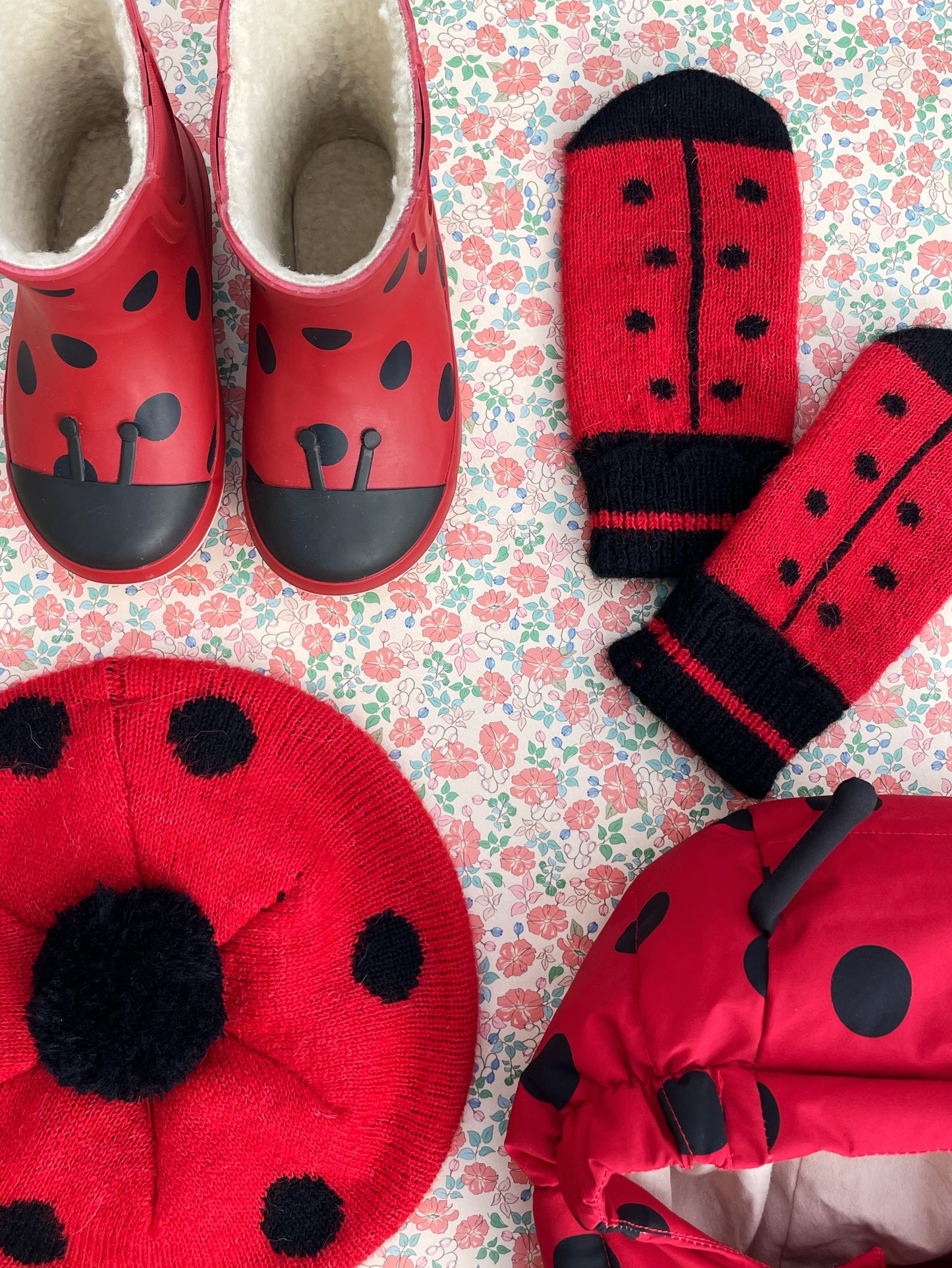 Ladybug Rubber Rain Boot -Konges Slojd