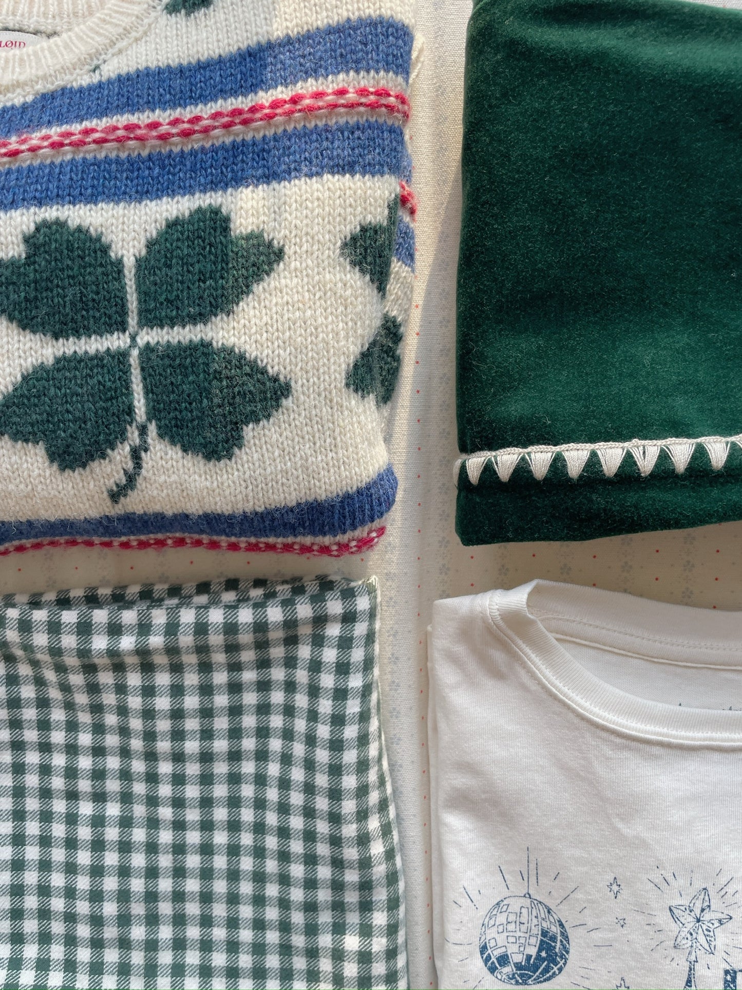 Billie Clover Knit Crew Neck Sweater-Konges Slojd FW25