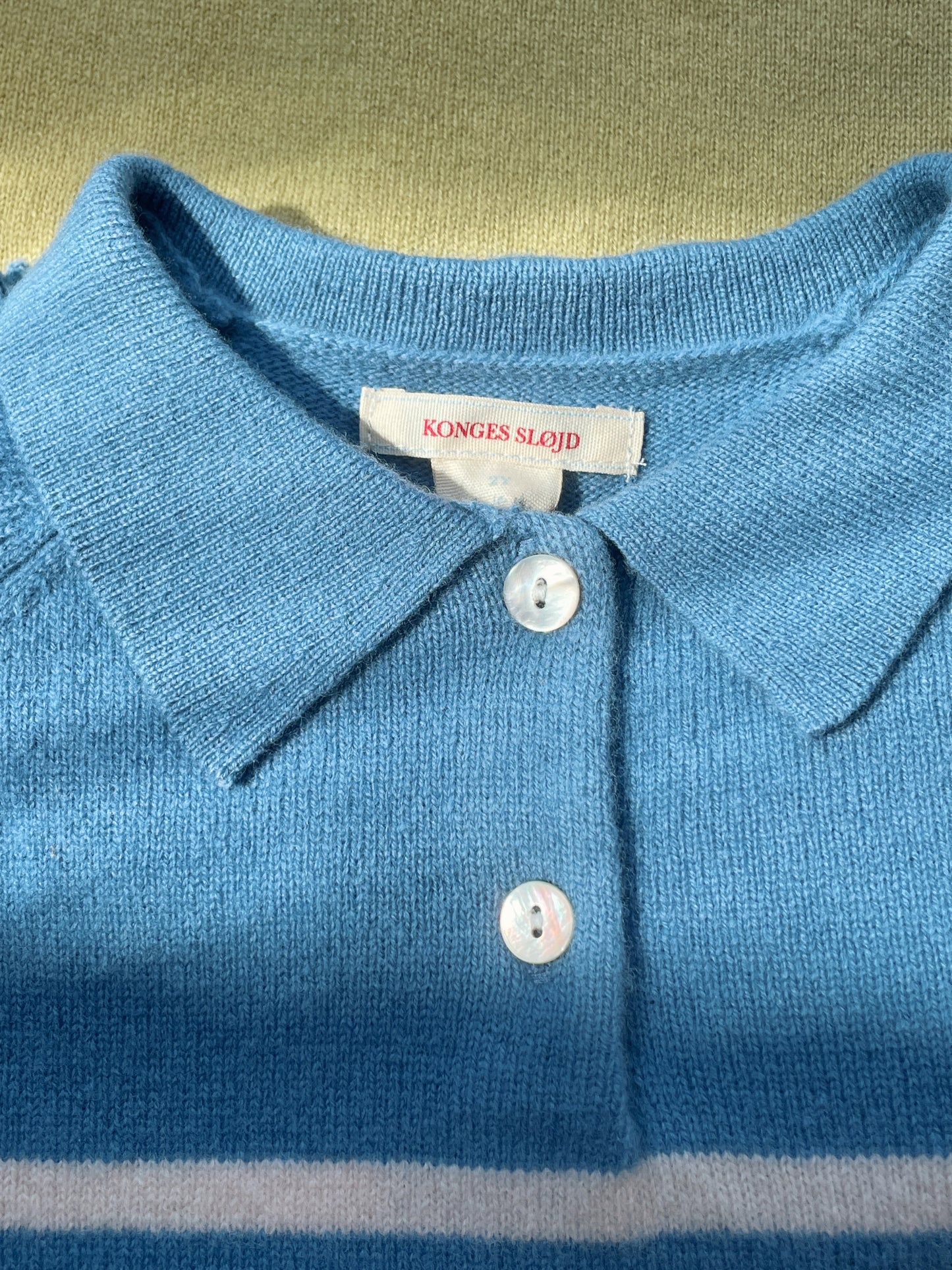 Basi Blue Polo Sweater-Konges Slojd SP26