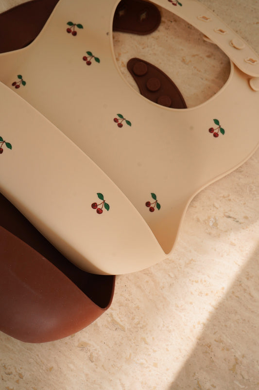 2pk Fruit Silicone Bib-Konges Slojd