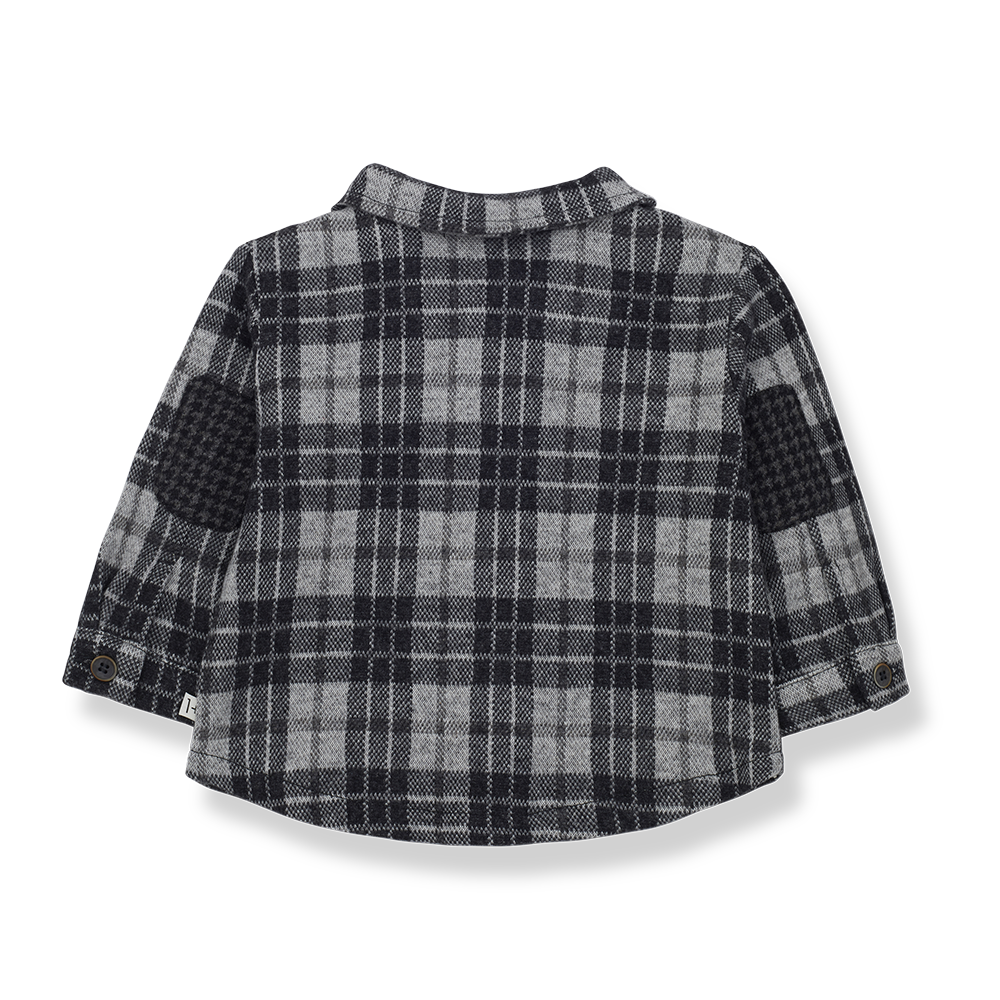 Anthracite Plaid Button Down - One More in the Family FW24