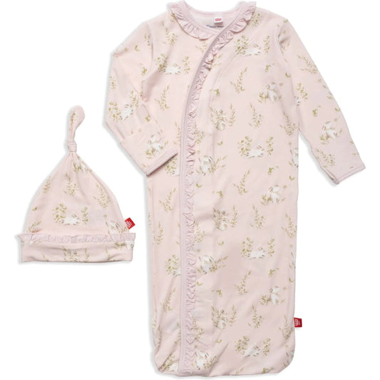 Hoppily Ever After Sleeper Gown and Hat Set - Magnetic Me