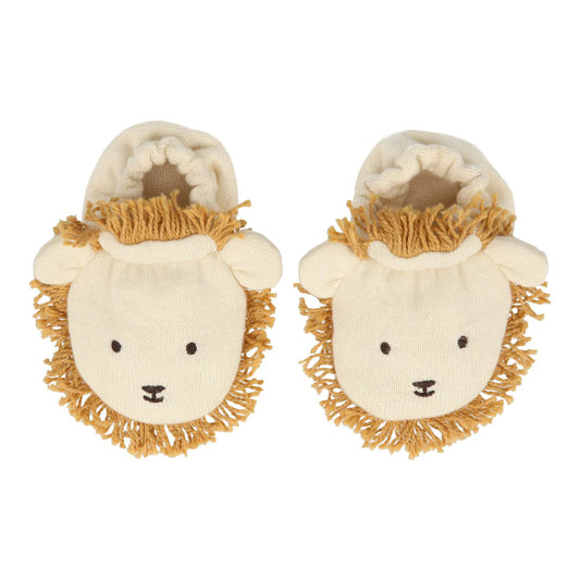 Lion Baby Booties - Meri Meri