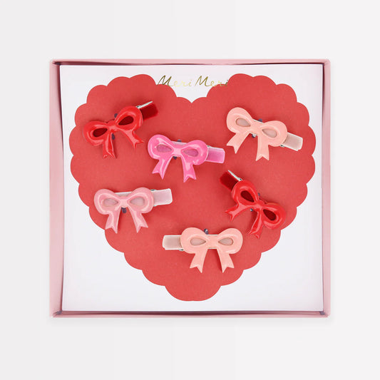 Valentine Bow Hair Clip  - Meri Meri