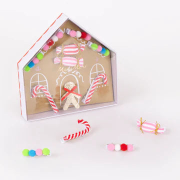 Gingerbread House Hair Clips - Meri Meri