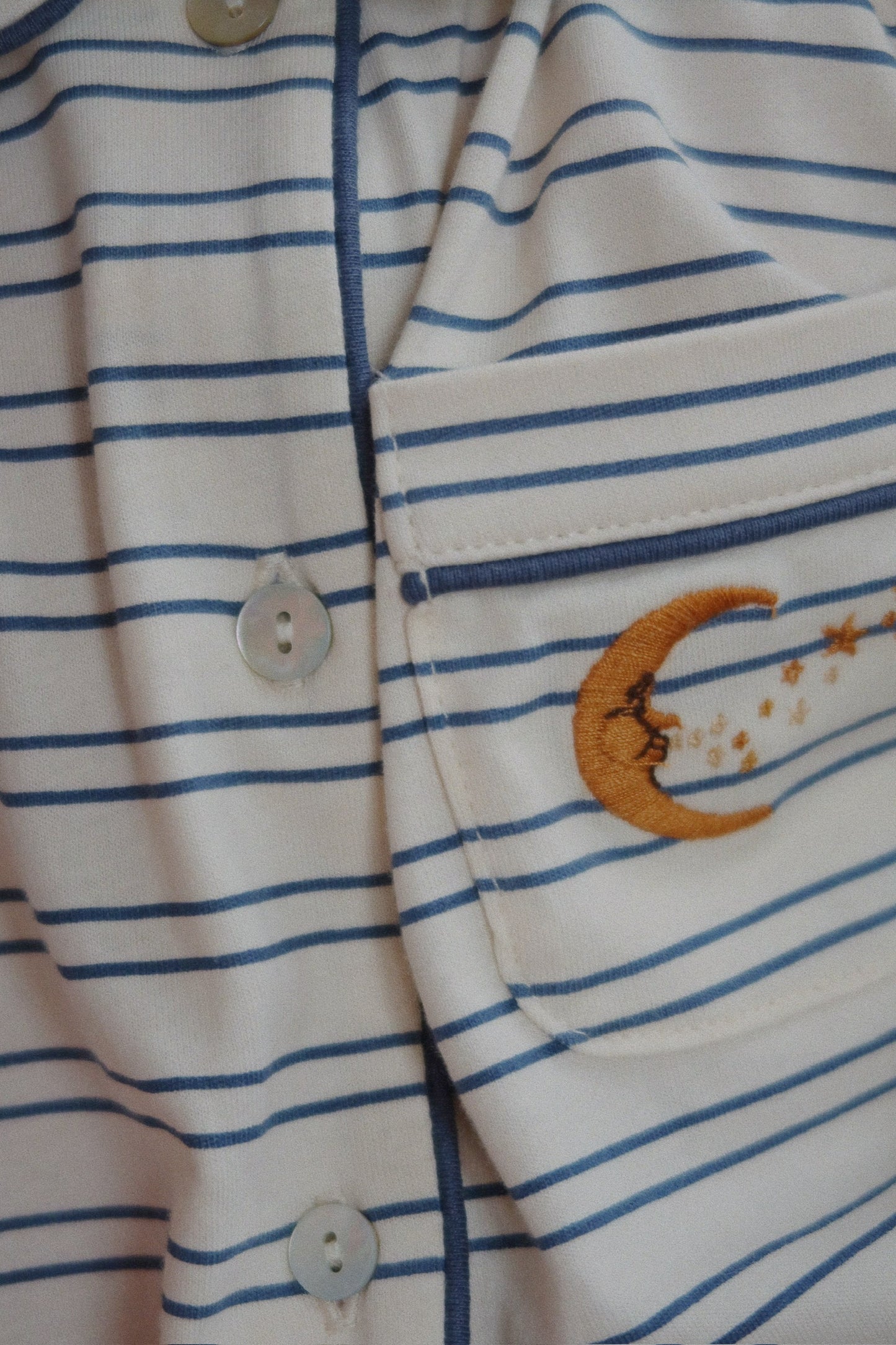 Pio Indigo Stripe PJ Set-Konges Slojd FW25