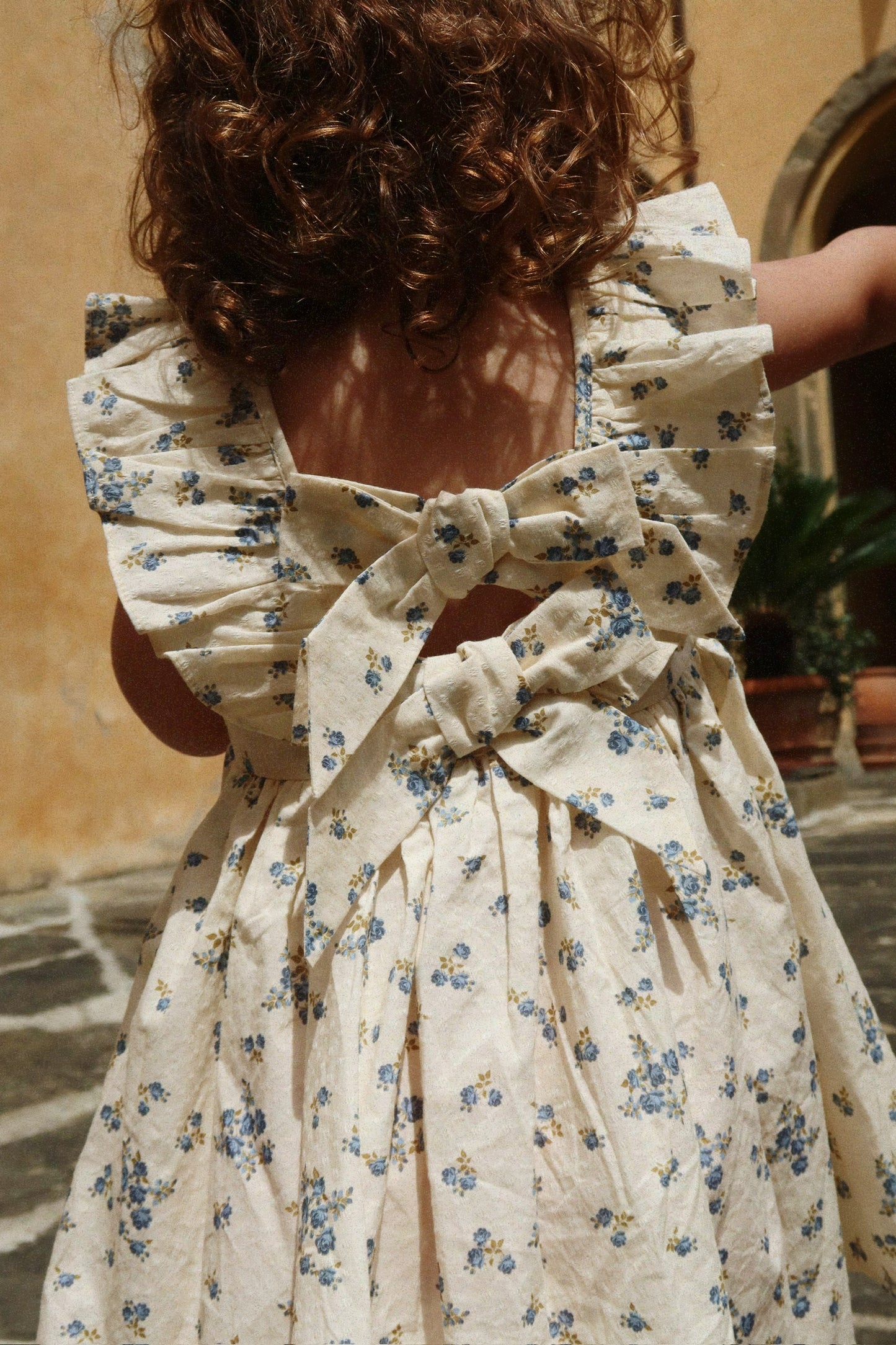 Cianna Blue Flower Dress-Konges Slojd SP26