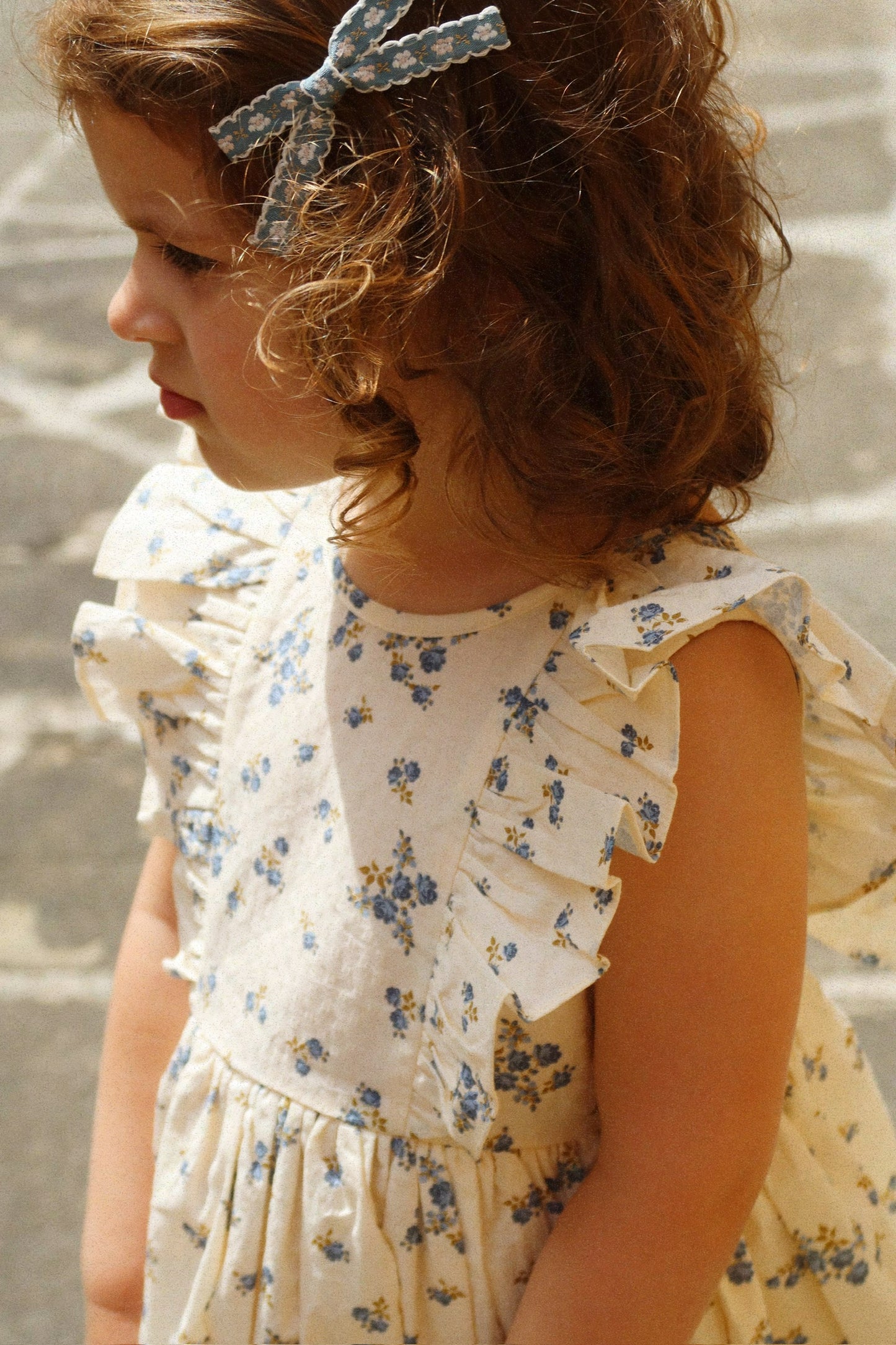 Cianna Blue Flower Dress-Konges Slojd SP26