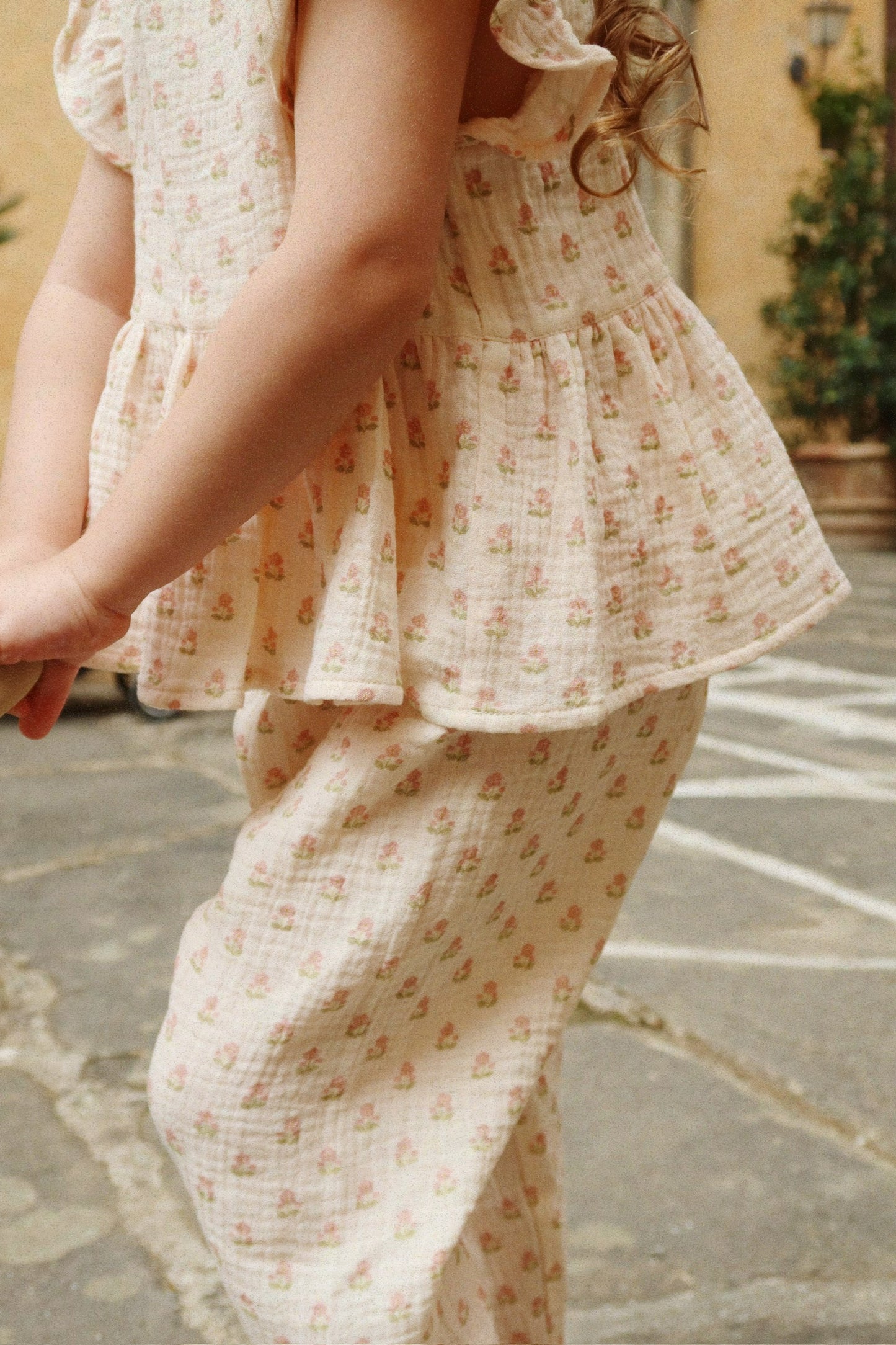 Coco Floral Muslin Pant-Konges Slojd SP26